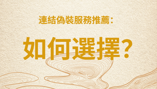 連結偽裝服務推薦：如何選擇？