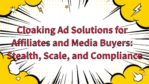 Cloaking Ad Solutions for Affiliates and Media Buyers: Stealth, Scale, and Compliance
